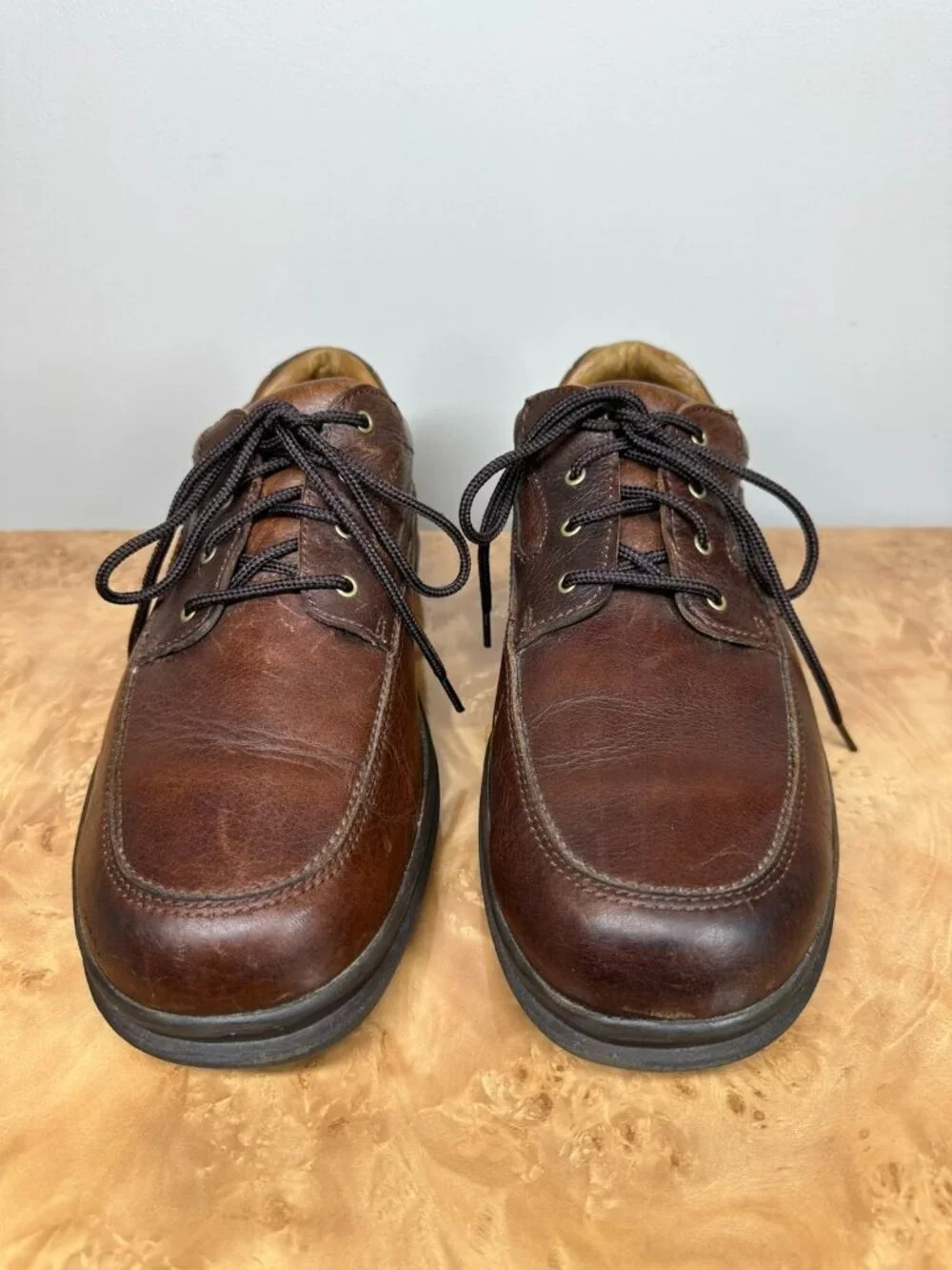 Red Wing 668 Mens 10 EE Brown Leather Moc Toe Oxford Comfort Work Shoes